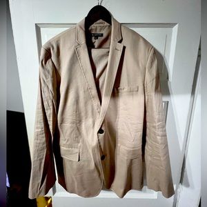 I.N.C. Men's Slim-Fit Stretch Linen Blazer, XL Jacket and 38 x 32 Men’s Pants